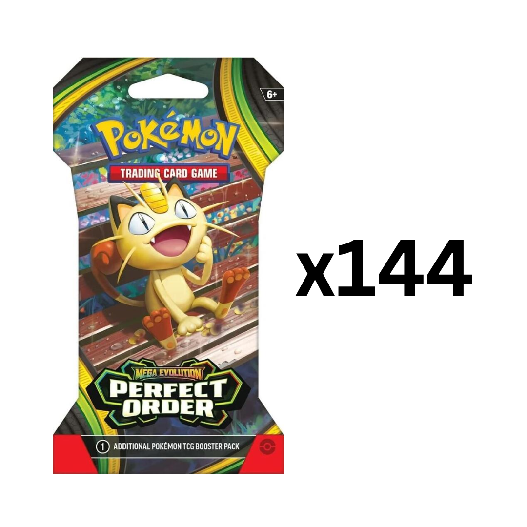 Pokémon Perfect Order Sleeved Booster Pack Case (144 Packs)
